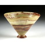 Stunning Bactrian Banded Agate Footed Cup