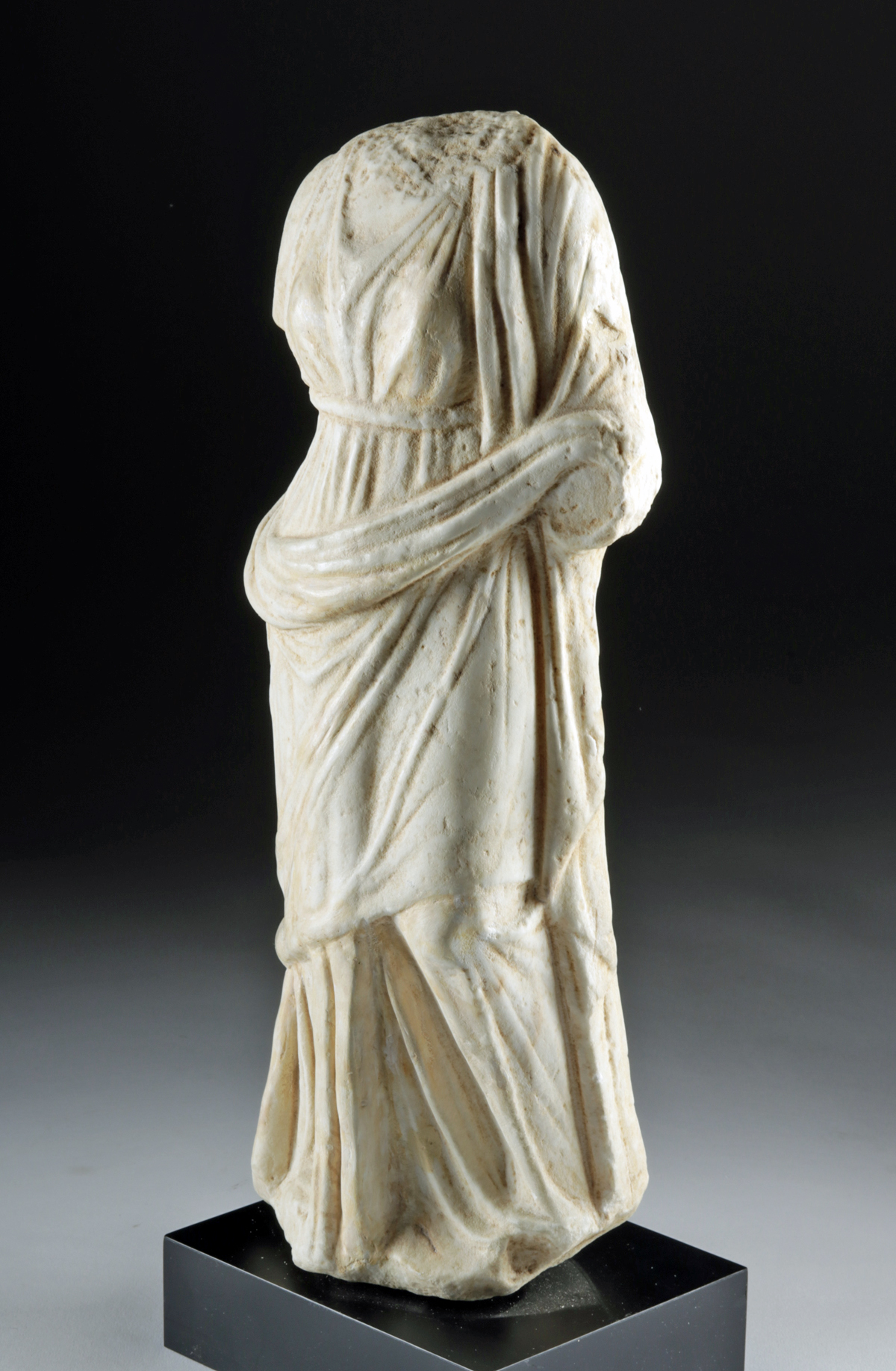 Greek Hellenistic Marble Muse - Beautiful - Image 2 of 4