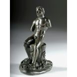 Roman Bronze Seated Mercury w/ Animals