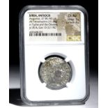 Roman Antioch Augustus Silver Tetradrachm Coin- 15.18 g
