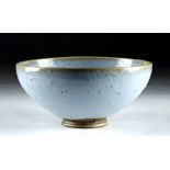 Rare Chinese Song Dynasty Blue Glazed Bowl