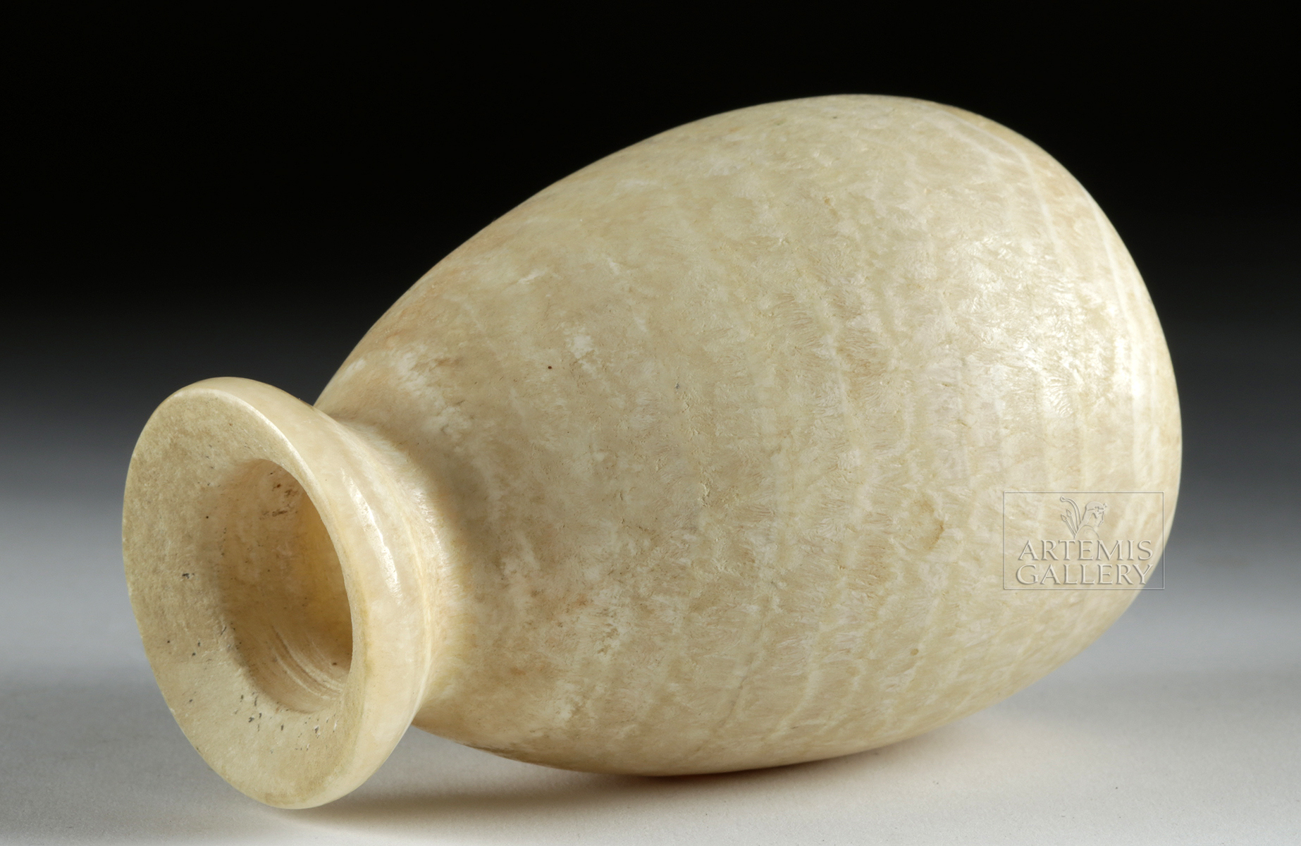 Beautiful Egyptian Banded Alabaster Vessel - Image 5 of 6