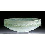 Fine Roman Glass Pillar Molded Bowl - Nice Iridescence