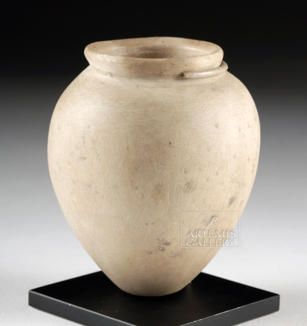 Egyptian Pre-Dynastic Stone Acorn Vessel - Image 3 of 4