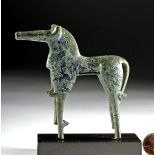 Important Greek Geometric Bronze Horse
