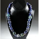 Wearable Eastern Mediterranean Glass Eye-Bead Necklace