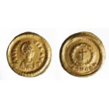 Eastern Roman Empress Eudocia Gold Tremissis - 1.34 g