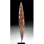 Large Colima Mahogany Obsidian Spear Blade