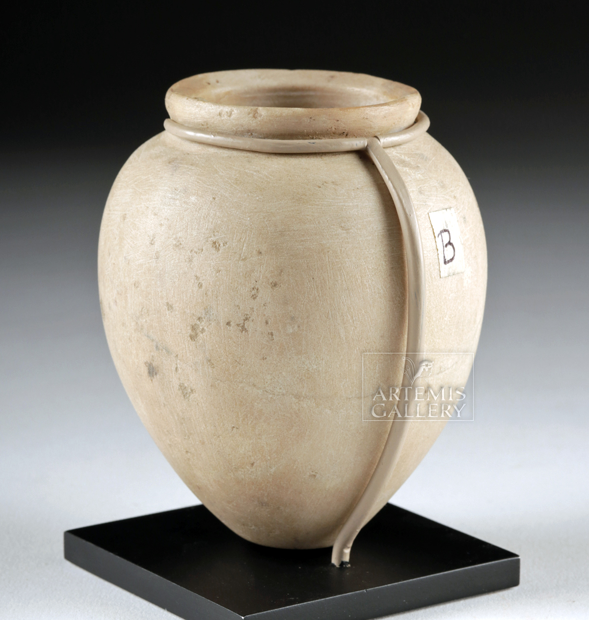 Egyptian Pre-Dynastic Stone Acorn Vessel - Image 4 of 4