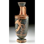 Greek Attic Red-Figure Lekythos w/ Eros - Ex-Christie's
