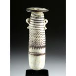 Rare Greek Core Formed Glass Alabastron