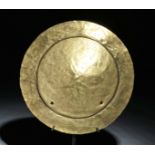 Huge Calima Gold Disc Pectoral - 70.3 g
