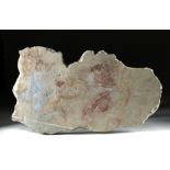 Roman Fresco Fragment - Annunciation Scene