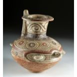 Very Rare Cocle Polychrome Turtle Effigy Vessel