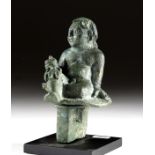 Roman Bronze Chariot Attachment with Child