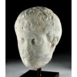 Roman Marble Head of a Male Youth