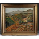 Berkeley Williams Painting of French Countryside, 1930s