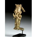 Large & Fabulous Sinu Gold Shaman Finial - 113 g