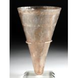 Published Roman Glass Conical Lamp