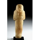 Egyptian Third Intermediate Alabaster Ushabti