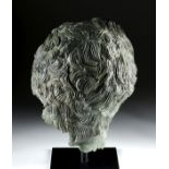 Rare Greek Hellenistic Bronze Coiffure