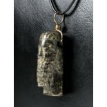 Rare Sumerian Stone Head Pendant