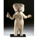 Large Veracruz Terracotta Standing Female Sonriente