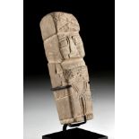 Early Tiahuanaco Sandstone Anthropomorphic Idol