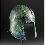 Greek Illyrian Bronze Hoplite Helmet w/ X-Ray