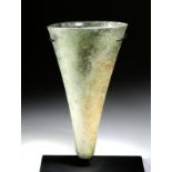 Eastern Roman Glass Lamp w/ Stunning Iridescence