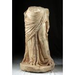 Published Greek Marble - Draped Lower Body of Goddess