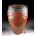 Large Egyptian Predynastic Blacktop Redware Jar w/ TL
