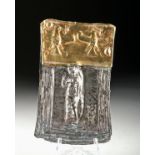 Romano-Egyptian Gold / Silver Votive Panel - Horus