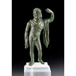 Roman Bronze Figure of Heracles