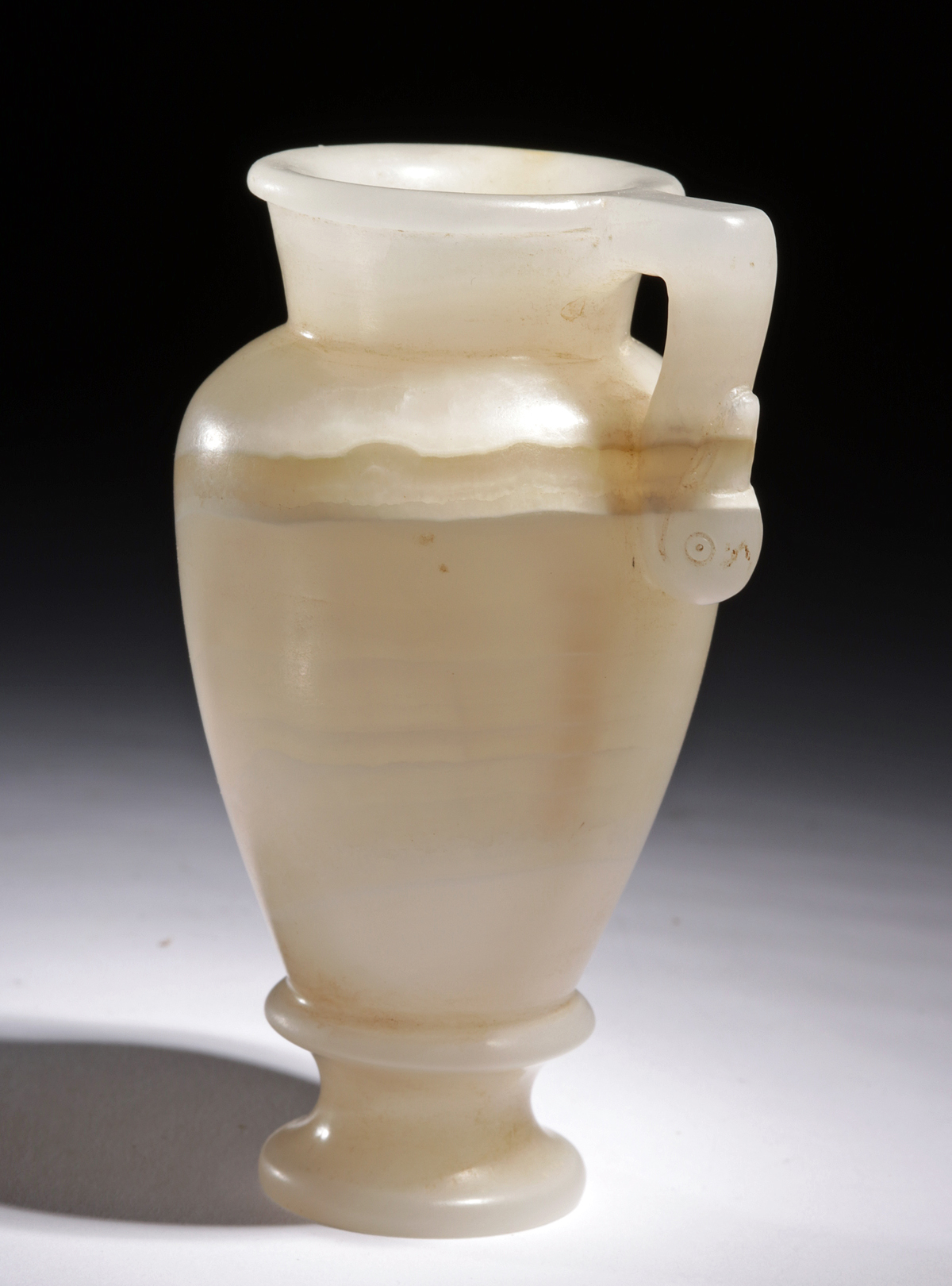 Exceptional Graeco-Egyptian Alabaster Vase w/ Goose - Image 4 of 7