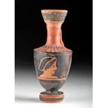 Miniature Greek Attic Lekythos w/ Portrait of Maiden