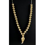 Stunning Achaemenid Gold Bead Necklace - 59 g