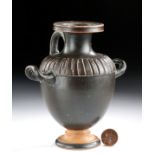 Greek Campanian Pottery Hydria