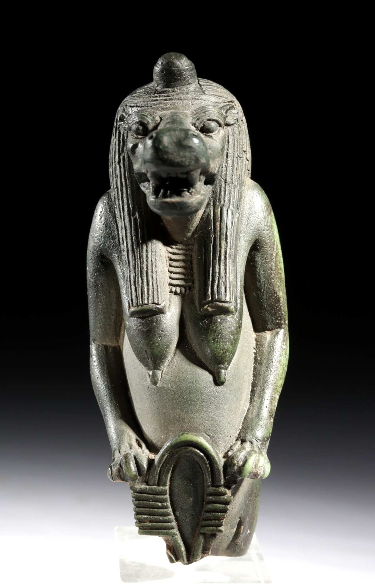 Impressive / Detailed Egyptian Faience Votive - Taweret - Image 2 of 5