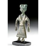 Rare Amlash Bronze Female Effigy Pendant