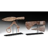 Viking Iron Hoard - Bit, Spear, Axe, & Chisel