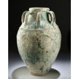 Museum Exhibited Post Sassanian Glazed Pottery Jar