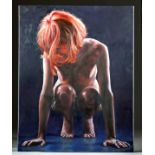 Signed Marie Vlasic Oil Painting - "Caley V"