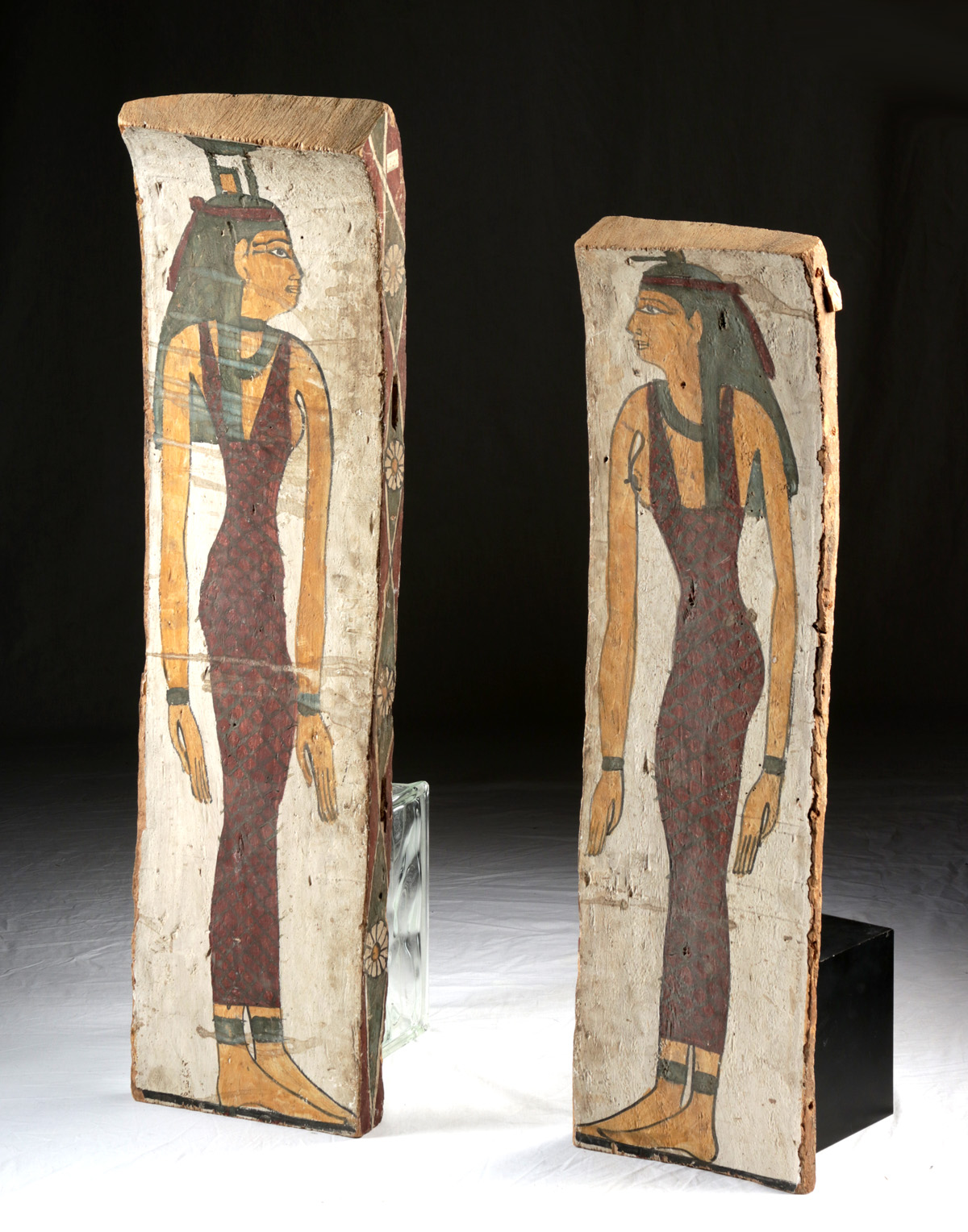 Published & Translated Egyptian Wood Sarcophagus Panels - Image 3 of 4