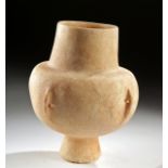 Large and Fine Cycladic Marble Kandila