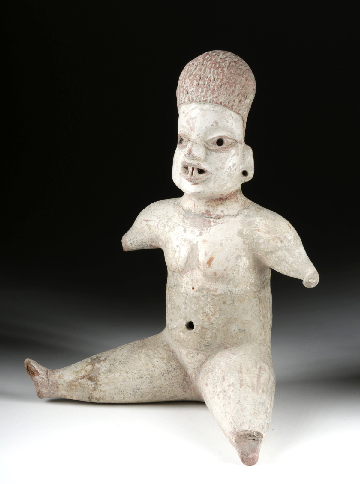 Seated Olmec Terracotta Baby - TL Tested - Image 3 of 6