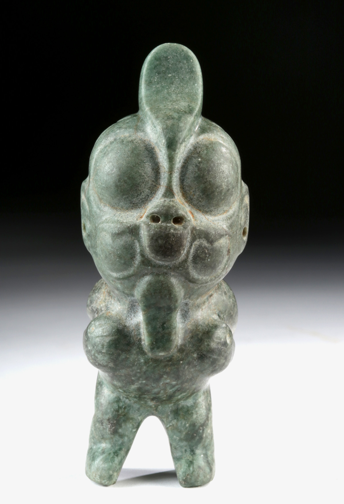 Olmec Jadeite Eagle Transformation Figure - Image 2 of 6