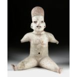 Seated Olmec Terracotta Baby - TL Tested