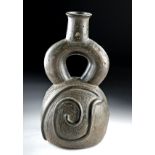 Chavin Pottery Stirrup Vessel