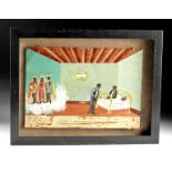 Mexican Ex Voto with Three Kings - Dated 1936